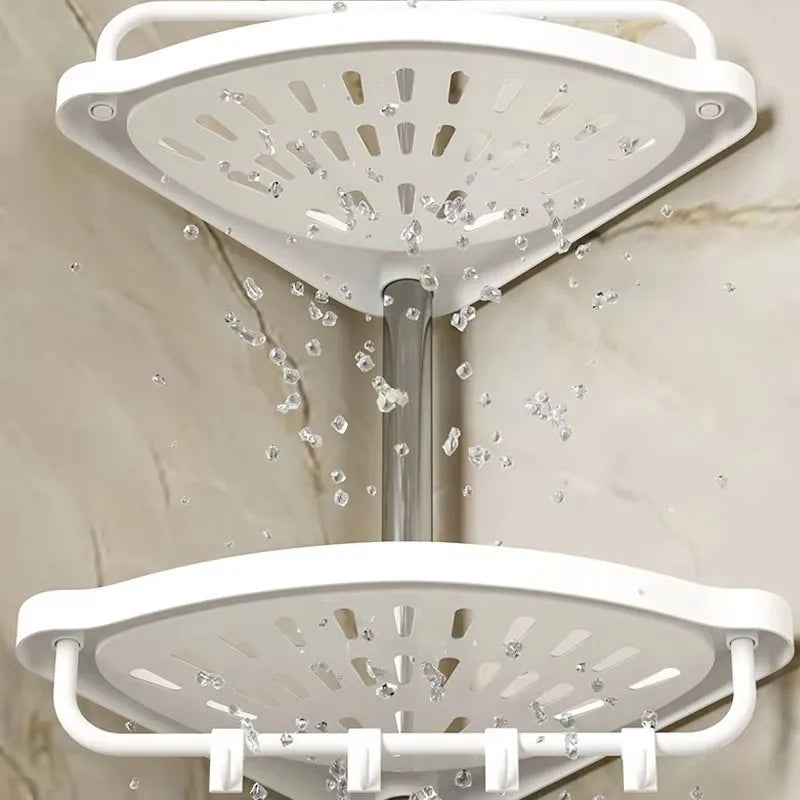1 piece corner shower bar - shower bar organizer, floor standing