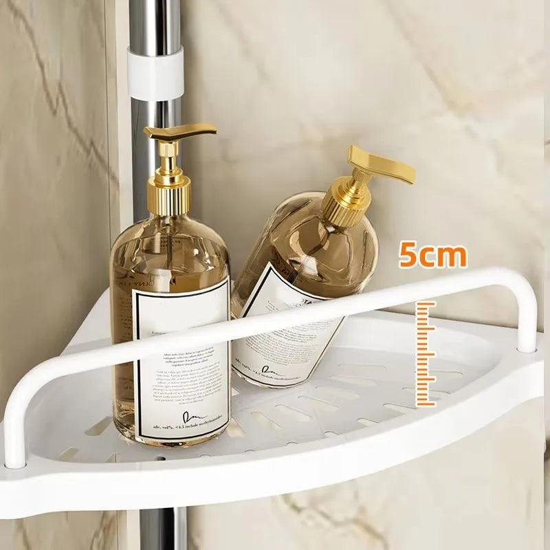 1 piece corner shower bar - shower bar organizer, floor standing