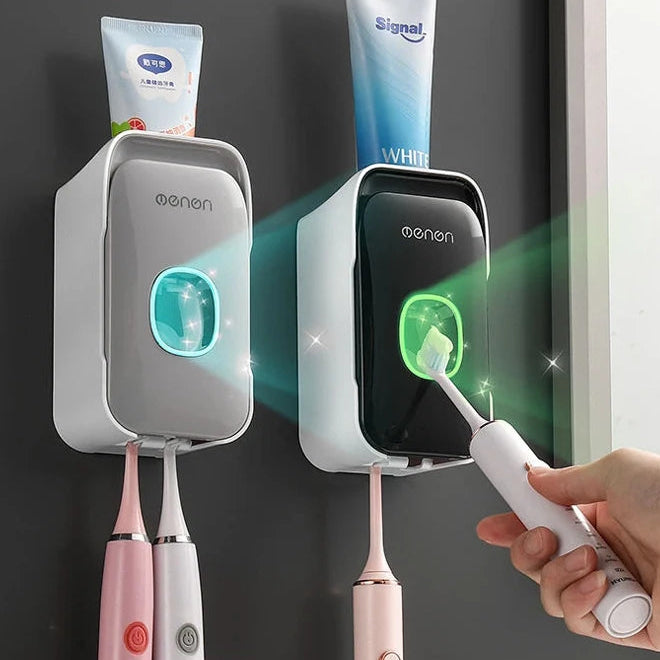 MENGNI Automatic Toothpaste Dispenser Wall-Mounted Bathroom